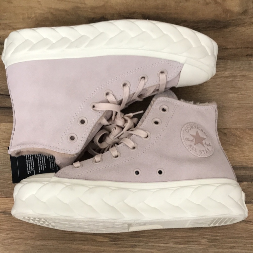 PLATFORM LEATHER CONVERSE CTAS LIFT CABLE HIGH TOP - Picture 10 of 15